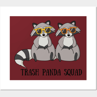 Trash Panda Squad, Funny Raccoon Posters and Art